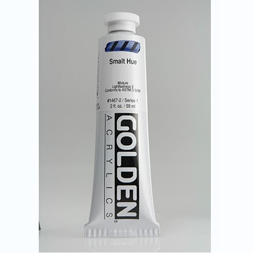 Golden, Heavy Body, Acrylic, Paint, 2oz, Smalt Hue